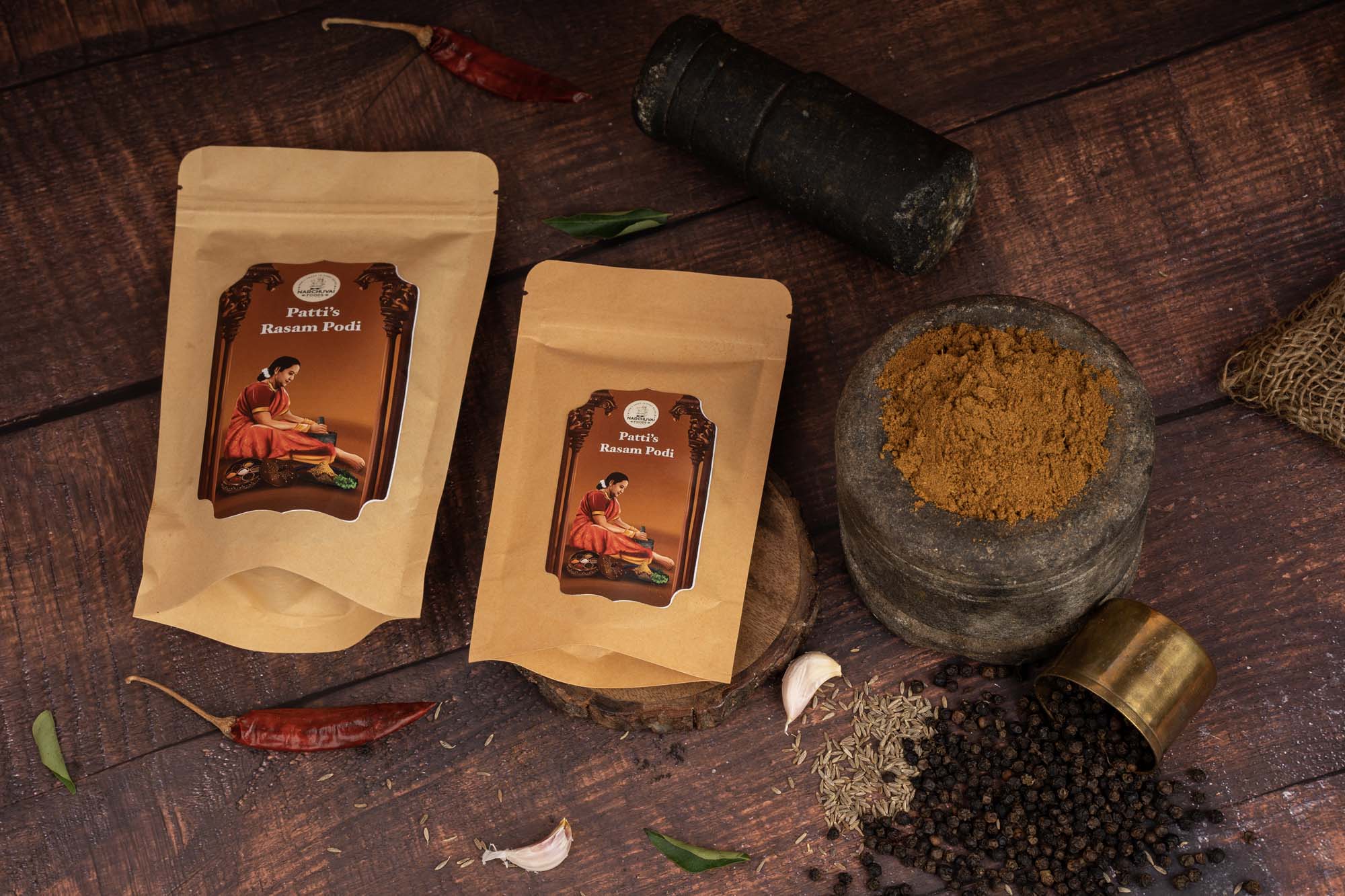 Narchuvai Foods Patti’s Rasam Podi Narchuvai Foods