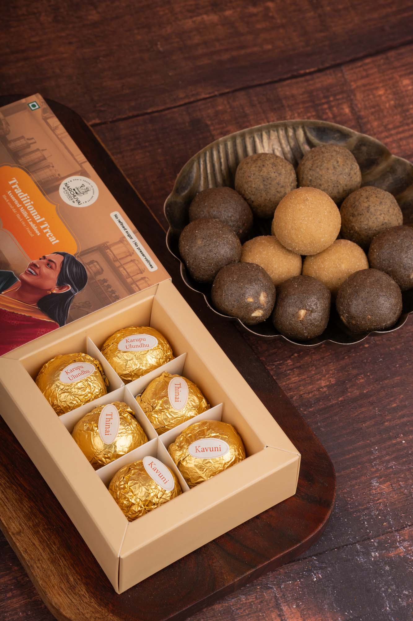 Narchuvai Foods Assorted Millet Laddoos Narchuvai Foods
