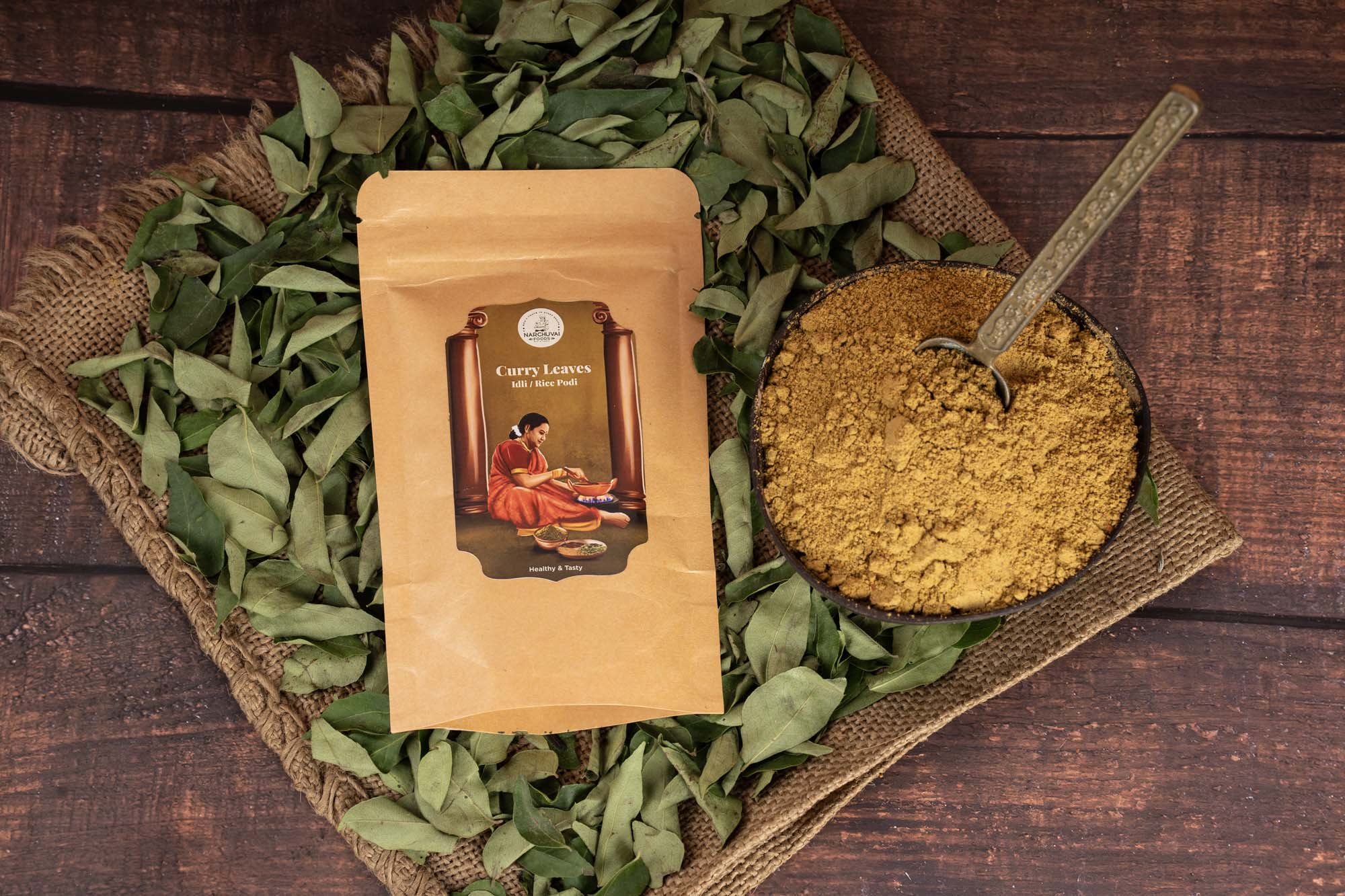 Narchuvai Foods Curry Leaves Idly Podi Narchuvai Foods