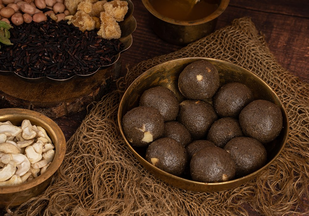 Narchuvai Foods Black Rice Laddoos Narchuvai Foods