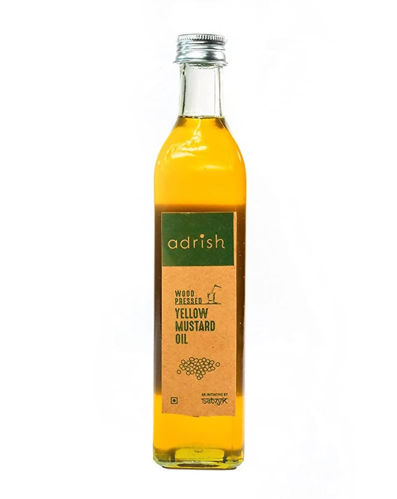Adrish Wood Pressed Yellow Mustard Oil - Safuron
