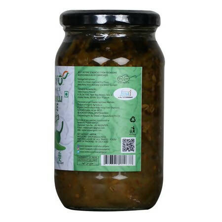 Indyo Organics Green Chilli Pickle Indyo Organics