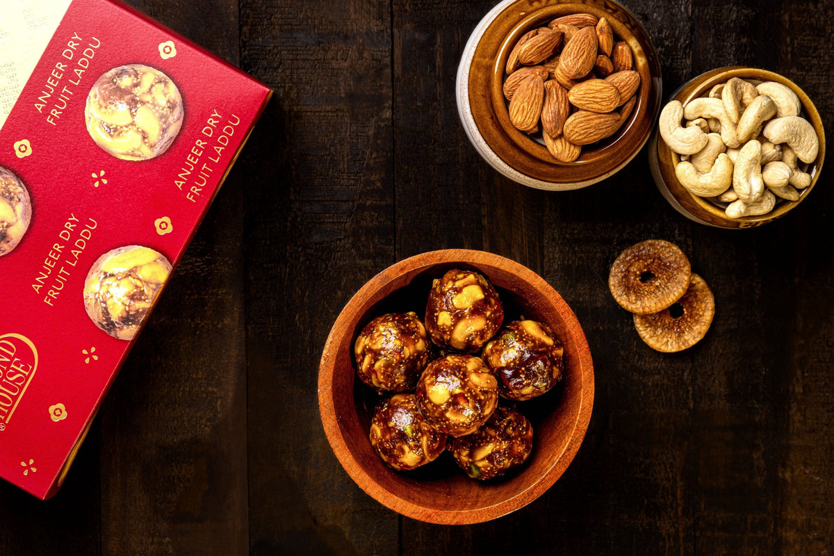 Almond House Anjeer Dryfruit Laddu (MAP) - Safuron