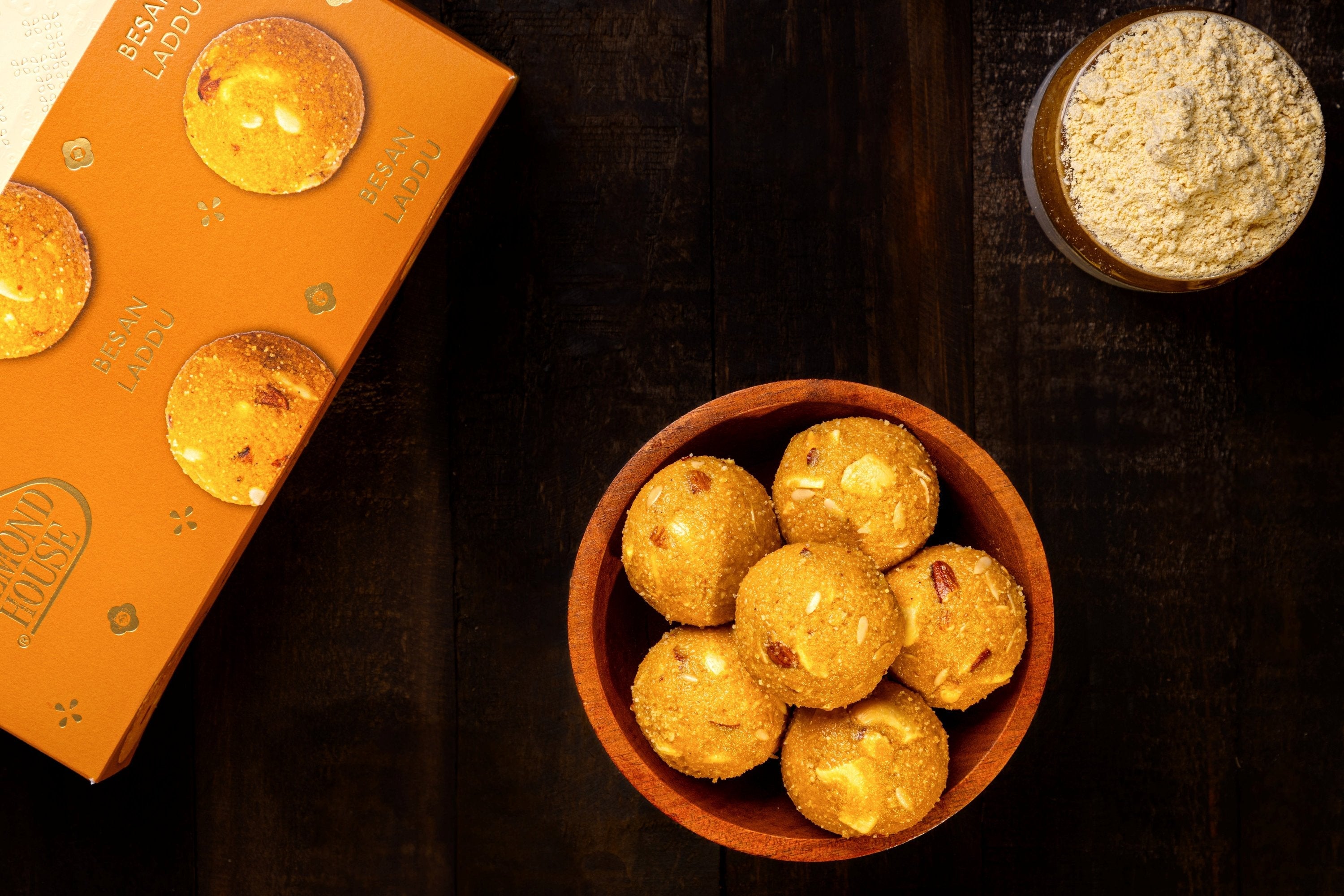 Almond House Besan Laddu (MAP) - Safuron