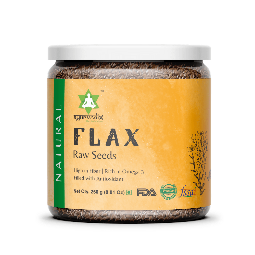 Ayurvedix High-Quality Flax Seeds - Safuron