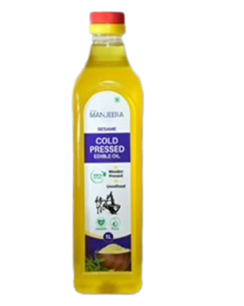 Manjeera Sesame Cold (Wood) Pressed Edible Oil - Safuron