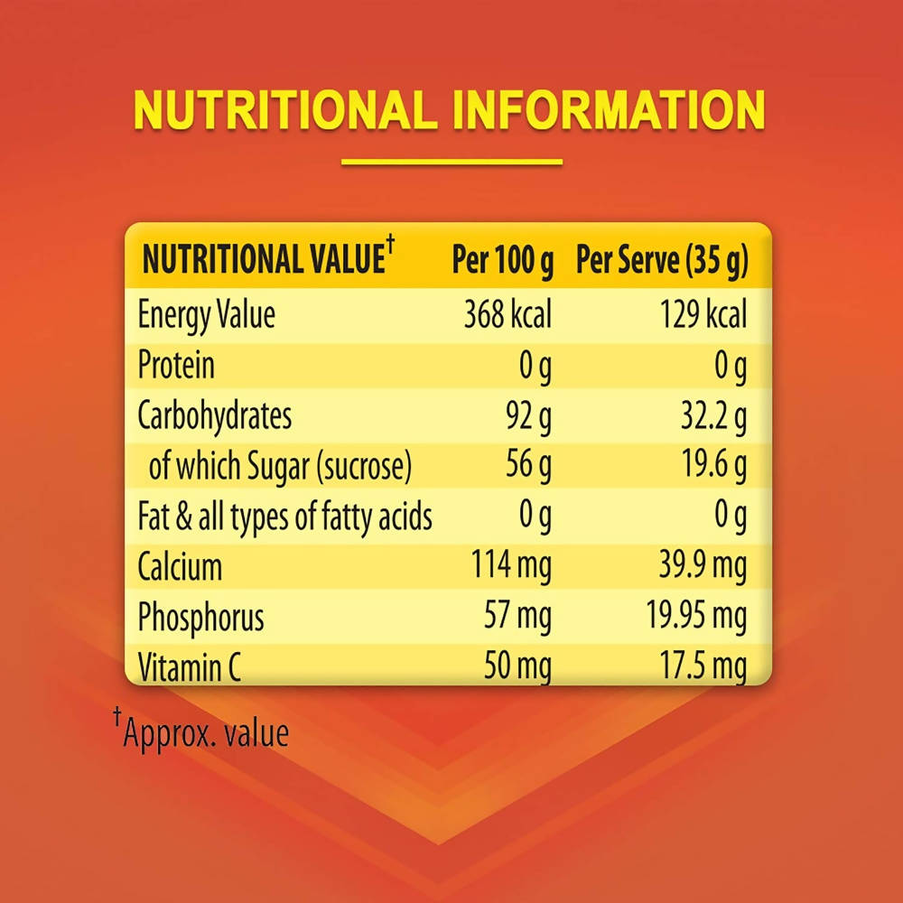 Glucon-D Instant Energy Health Drink - Tangy Orange | Tangy Orange Glucose Powder | Instant Energy & Immunity Recharge | With Vitamin C & Calcium Glucon-D