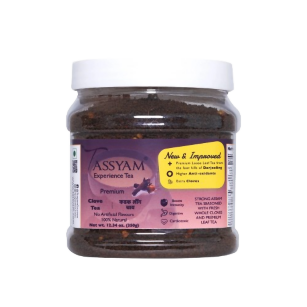Tassyam Organics Strong Assam Clove Tea - Jar - Safuron