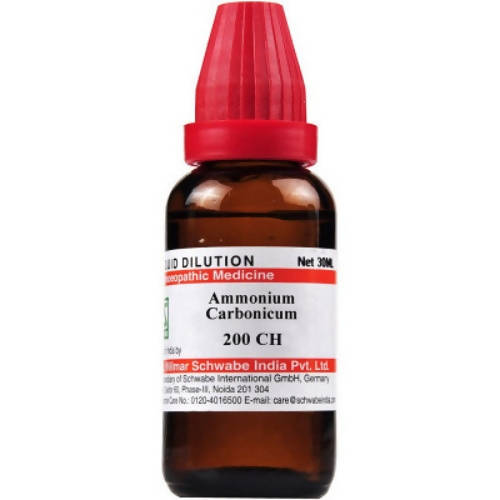 Dr. Willmar Schwabe India Ammonium Carbonicum Dilution - Safuron Naturals