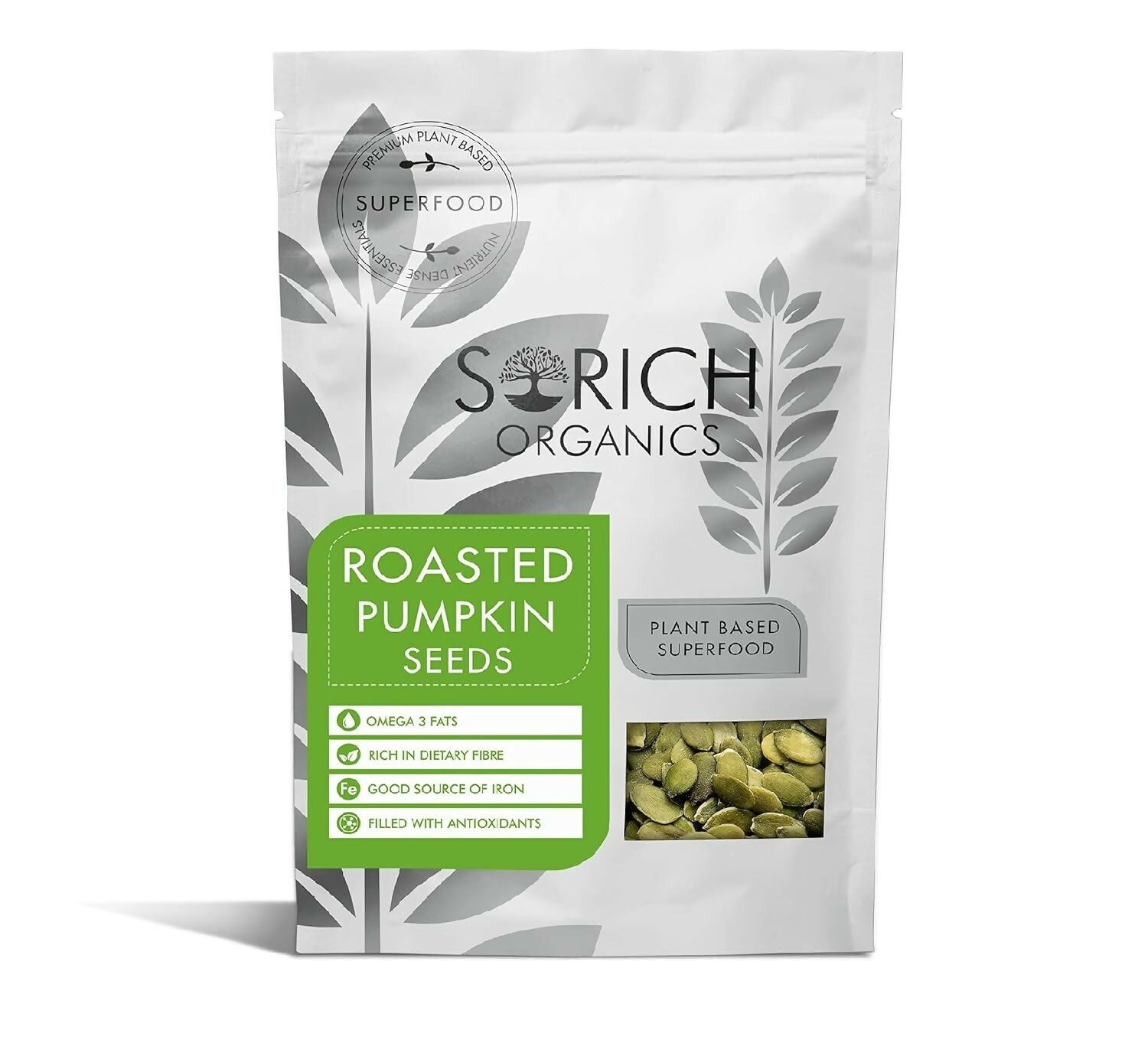 Sorich Organics Roasted Pumpkin Seeds - Safuron
