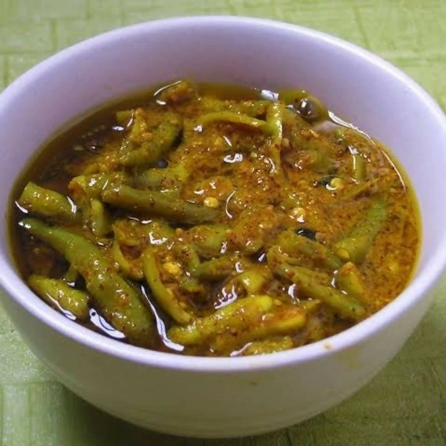 konaseema Green Chilli pickle (Pachi Mirchi Avakaya) konaseema special foods