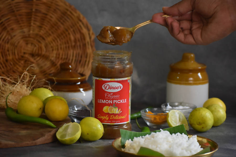 Dinoo's Organic Lemon Pickle Dinoo's