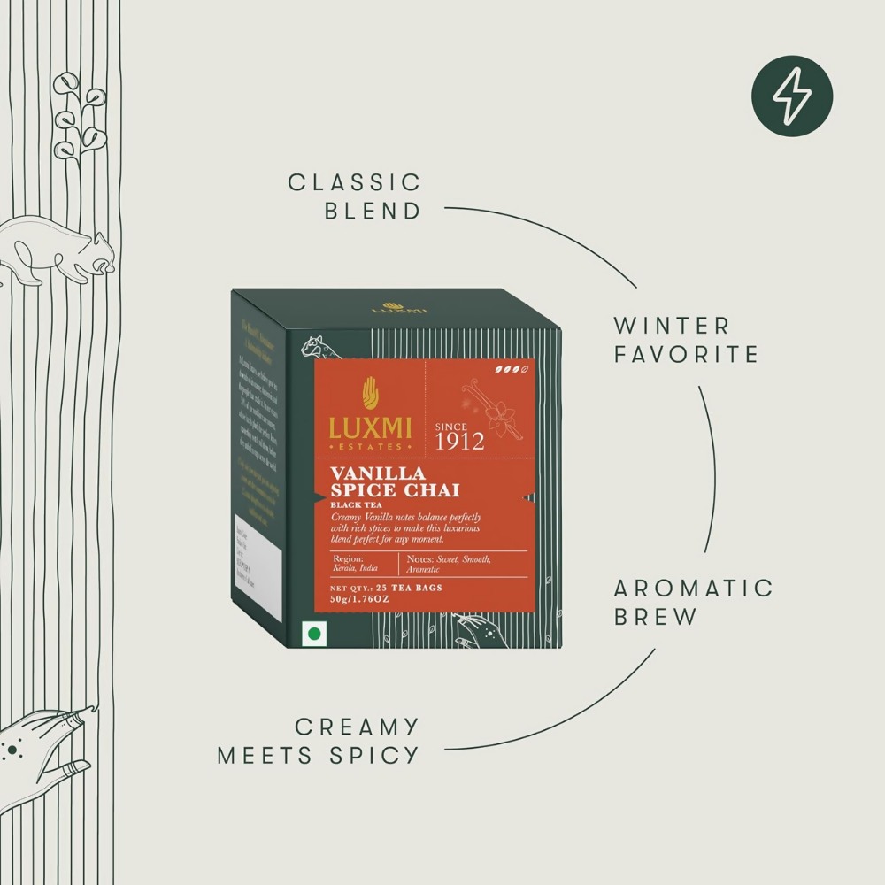 Luxmi Estates Vanilla Spice Chai Black Tea Luxmi Estates