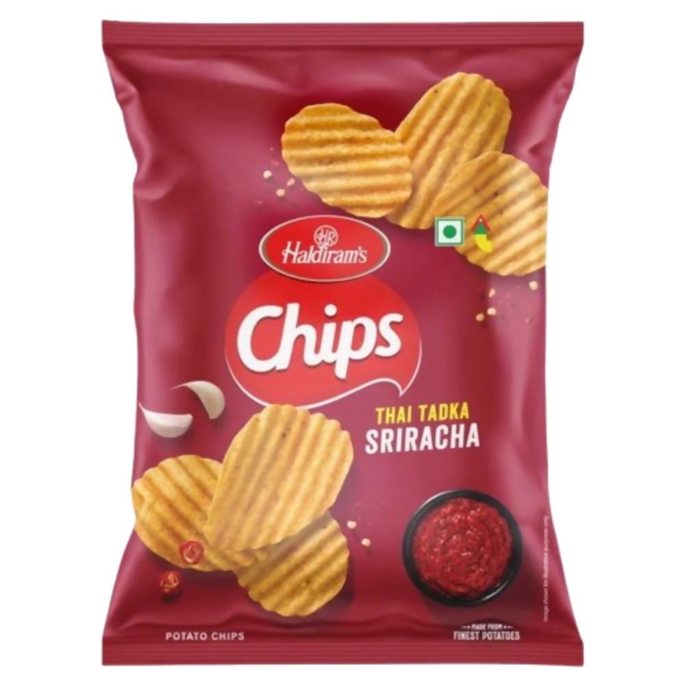 Haldiram's Thai Tadka Sriracha Potato Chips - Safuron