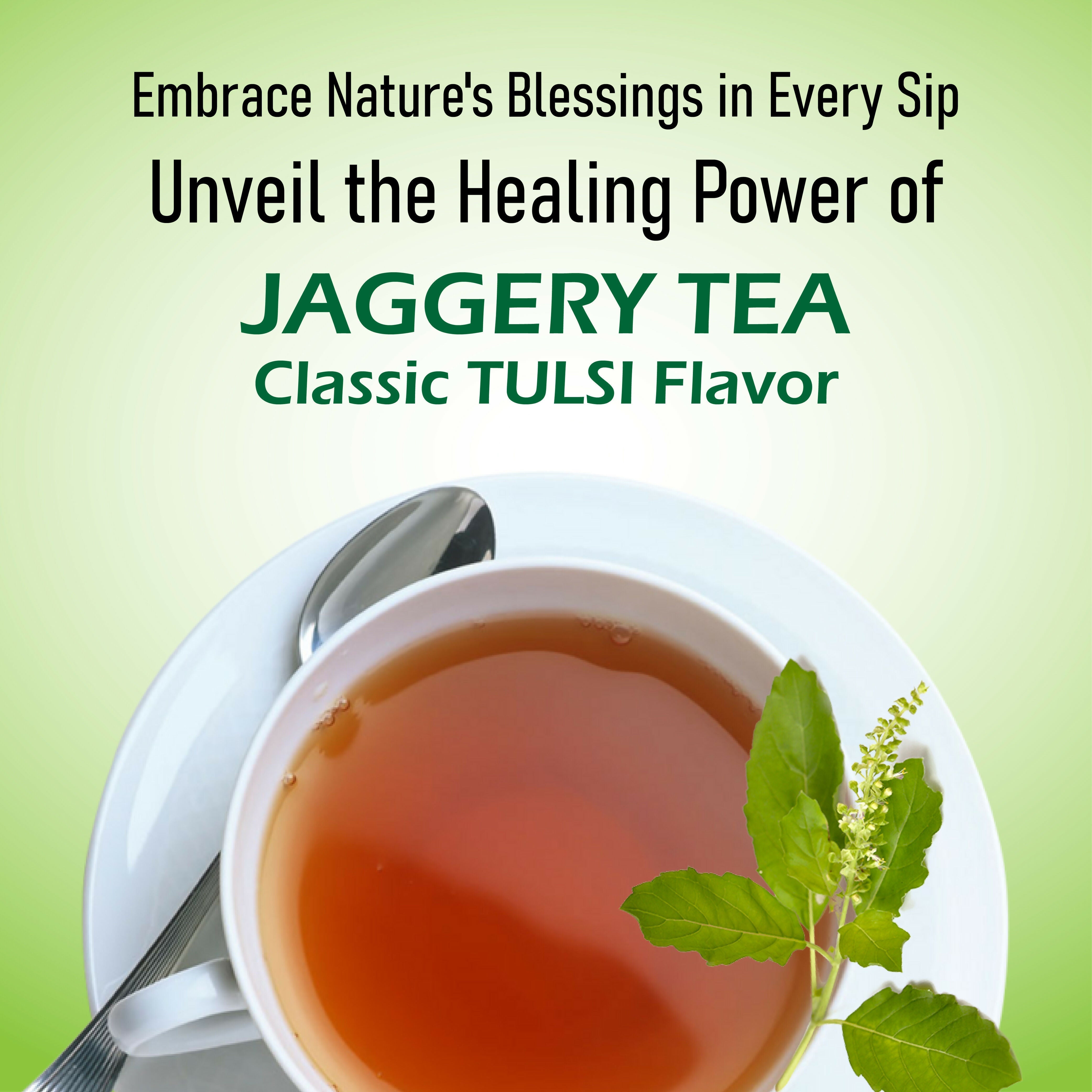 Naivedyam Classic Tulsi Flavour Jaggery Tea Naivedyam
