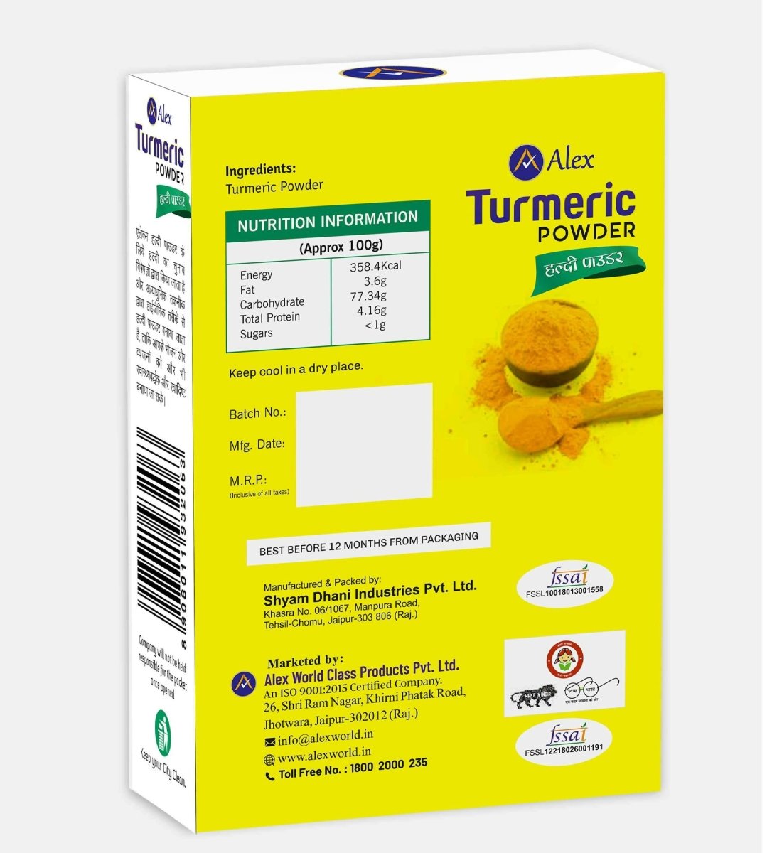Alex Turmeric Powder Alex