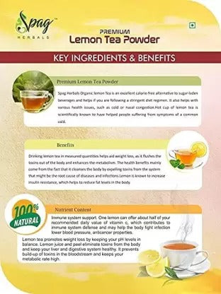 Spag Herbals Cold Instant Premix Lemon Tea Spag Herbals