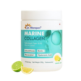 Dr. Morepan Marine Collagen Powder with Glutathione, Hyaluronic Acid, Resveratrol & Biotin Lemon Lime Flavour - Safuron