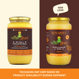 Vedic Ghee Premium A2 Gir Cow Cultured Ghee from Kesariya Farm Indian Gir Cow Ghee, Pure A2 Ghee, Natural & Healthy Vedic Ghee