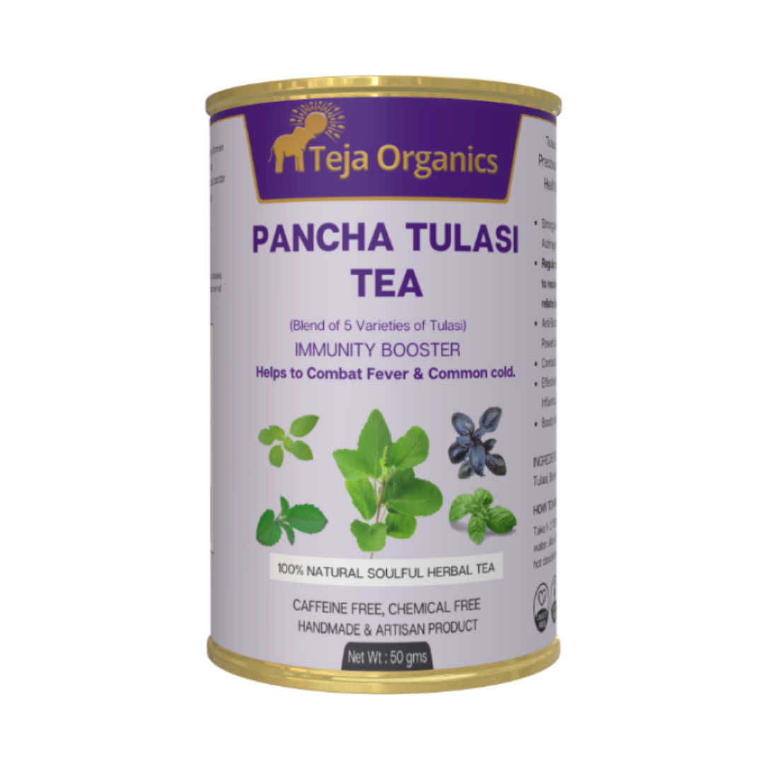 Teja Organics Pancha Tulasi Tea - Dista