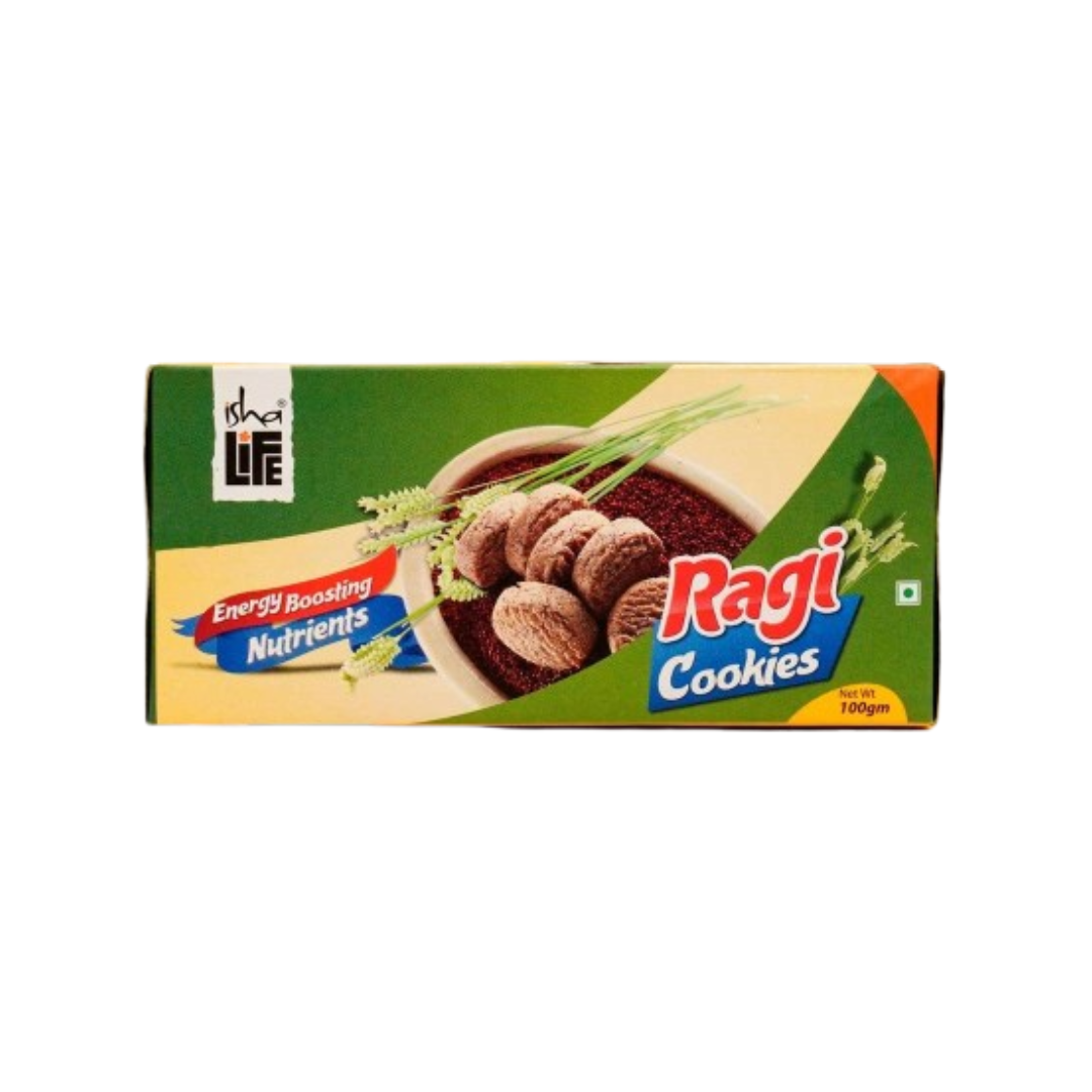 Isha Life Ragi Cookies (Finger Millet Cookies) Genie India