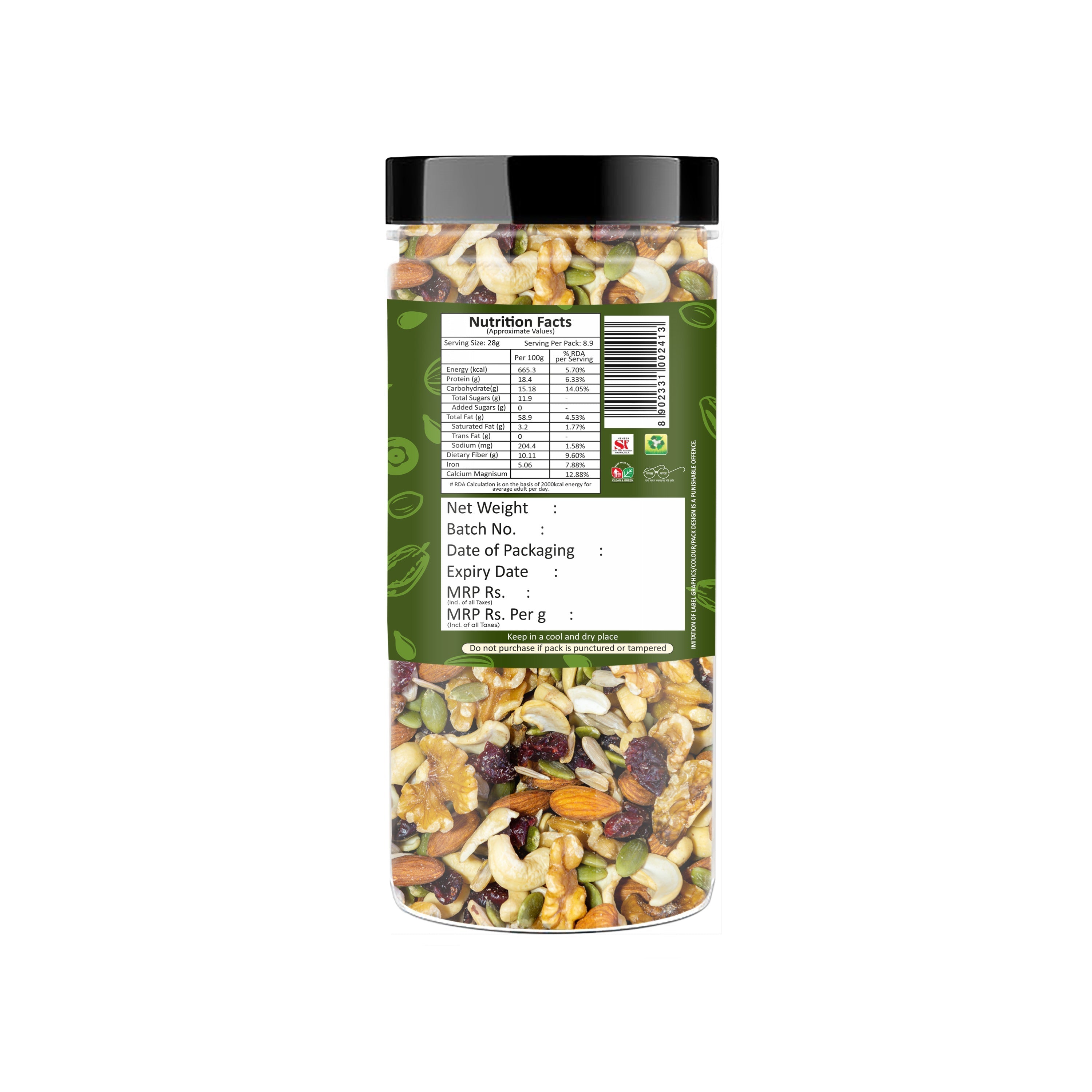 Yum Yum 10 In 1 Trail Mix Jar Yum Yum