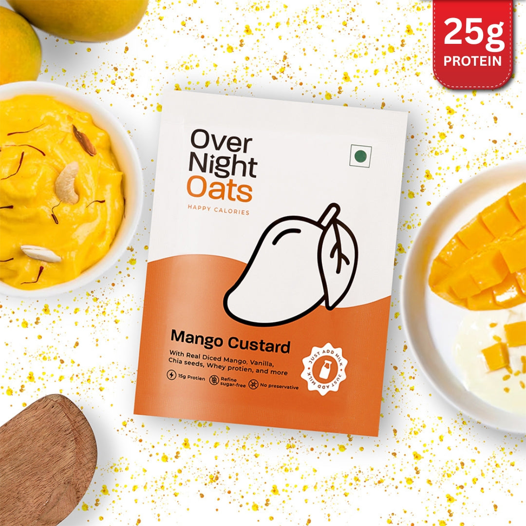 OverNightOats Mango Custard - Safuron