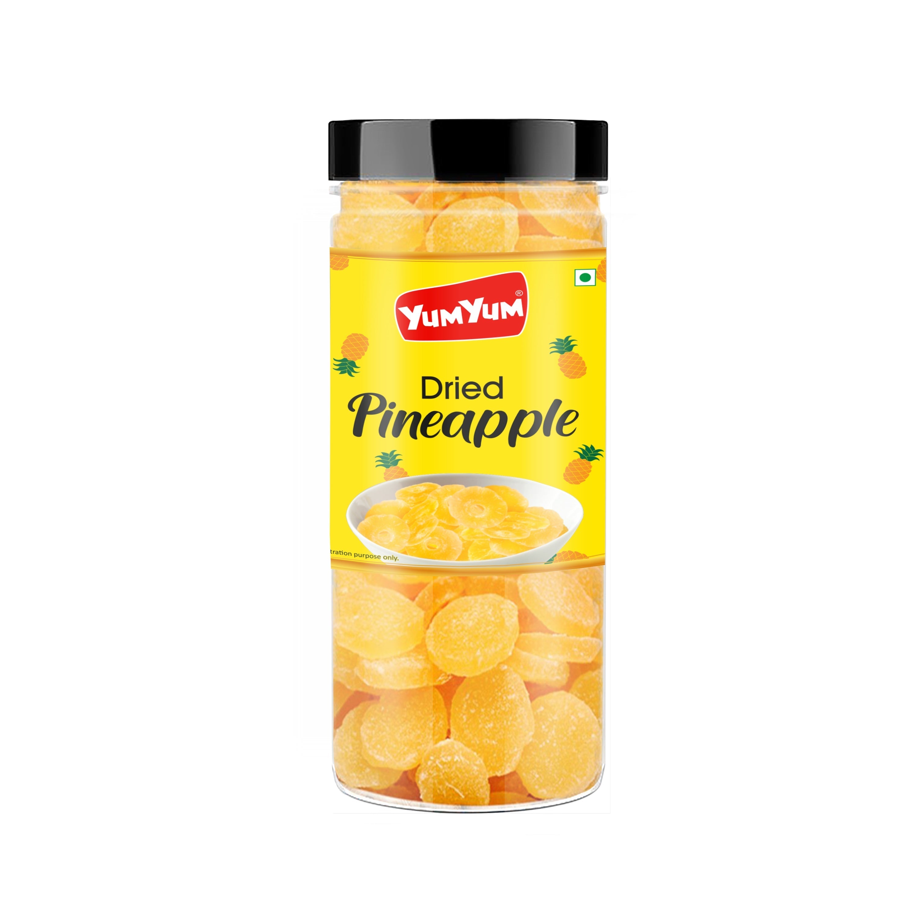 Yum Yum Dried Pineapple Jar - Dista
