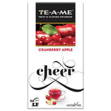 TE-A-ME Cranberry Apple Cheer Infusion Tea Bags - Safuron