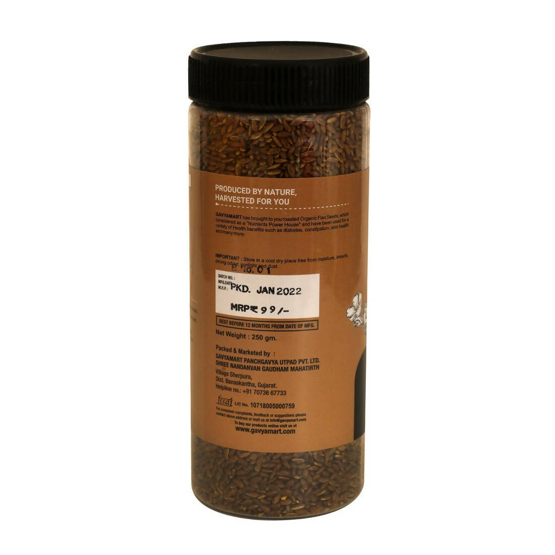 Gavyamart Organic Flax Seeds Gavyamart