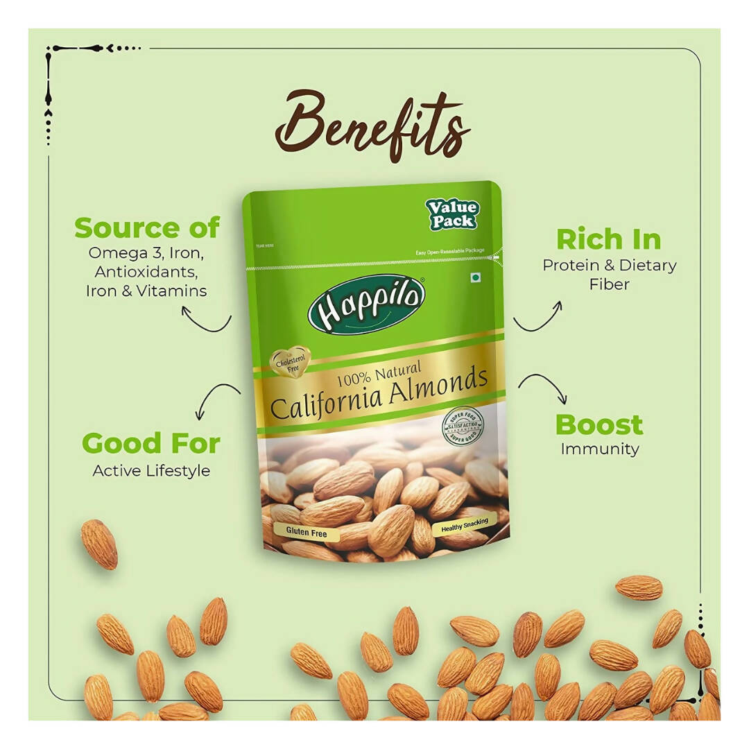 Happilo Premium Nuts & Dryfruit Combo (Almond, Cashews & Green Raisin) Happilo