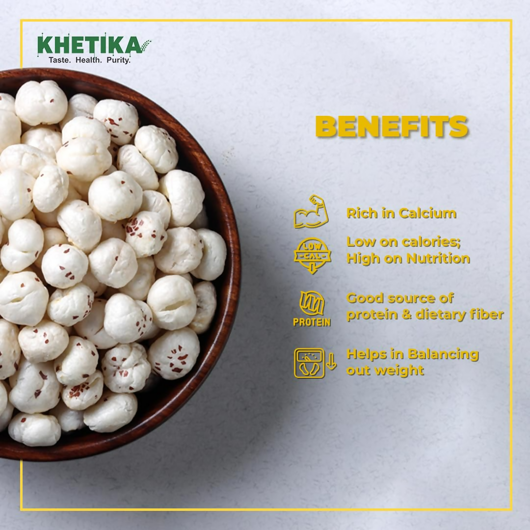Khetika Premium Raw Phool Makhana Khetika