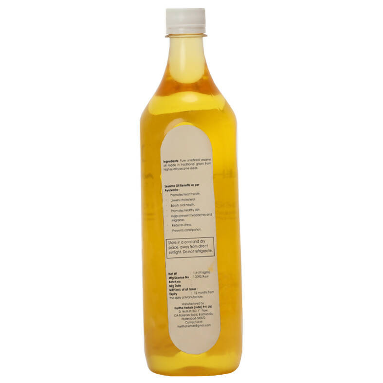 Haritha Herbals Sesame Cold-Pressed Oil Haritha Herbals