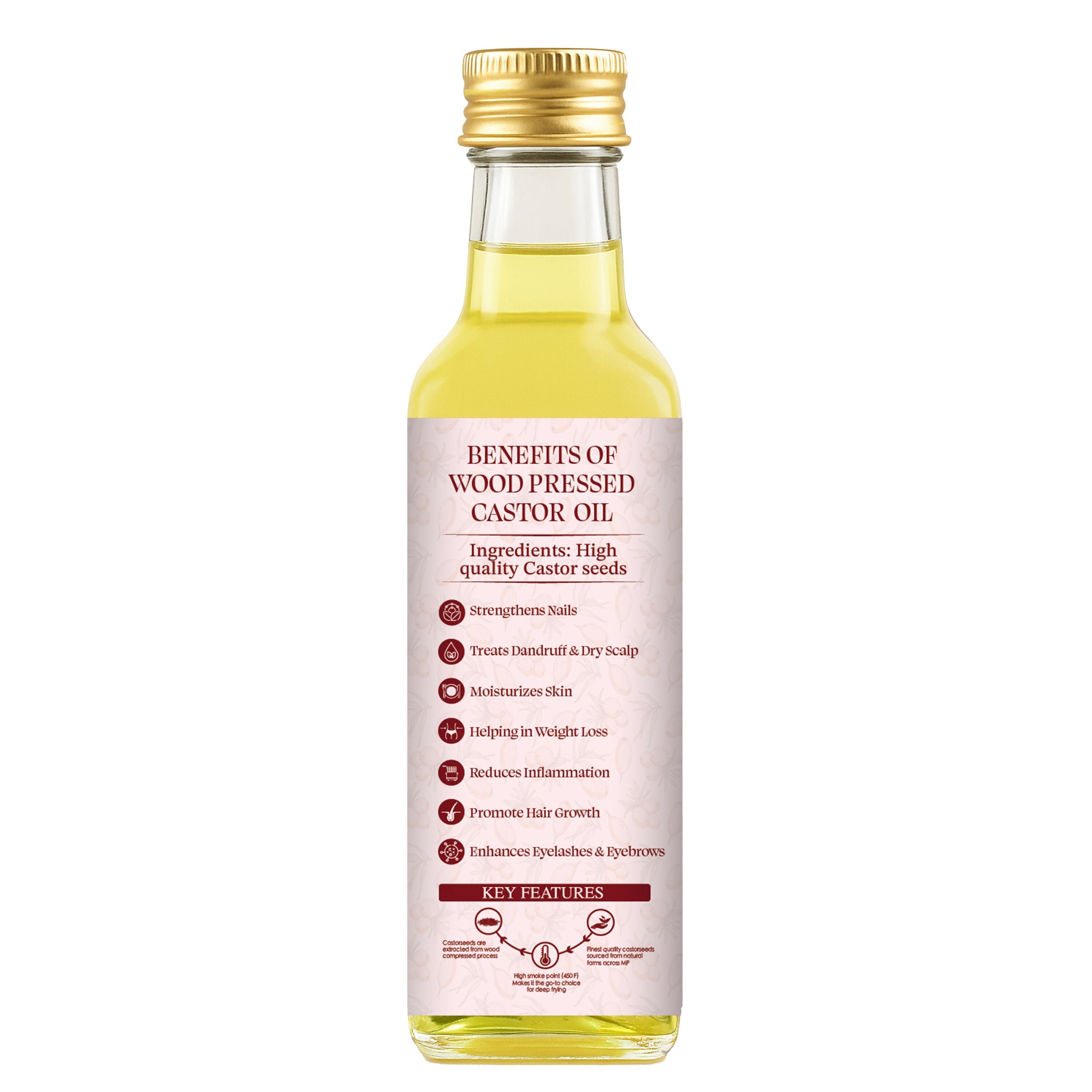 Dorjee Wellness Wood Pressed Castor Oil Dorjee Wellness