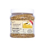 Tassyam Organics Roasted Salted Golden Flax Seed - Safuron