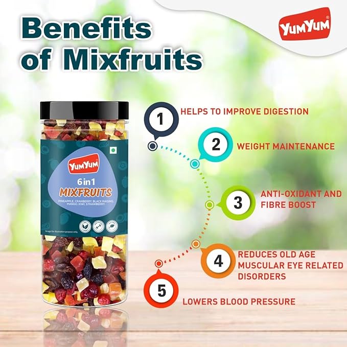 Yum Yum 6 In 1 Mix Fruit Jar Yum Yum