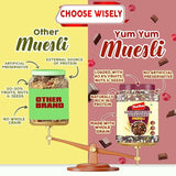 Yum Yum Dark Chocolate & Cranberry Muesli Jar Yum Yum