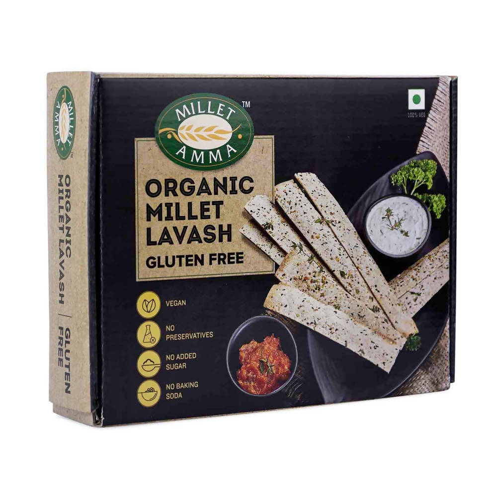 Millet Amma Organic Millet Lavash (Gluten Free) Millet Amma