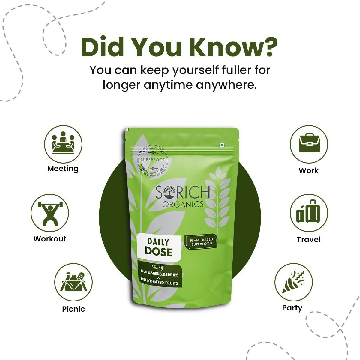 Sorich Organics Daily Dose Mix Nuts, Seeds and Berries Sorich