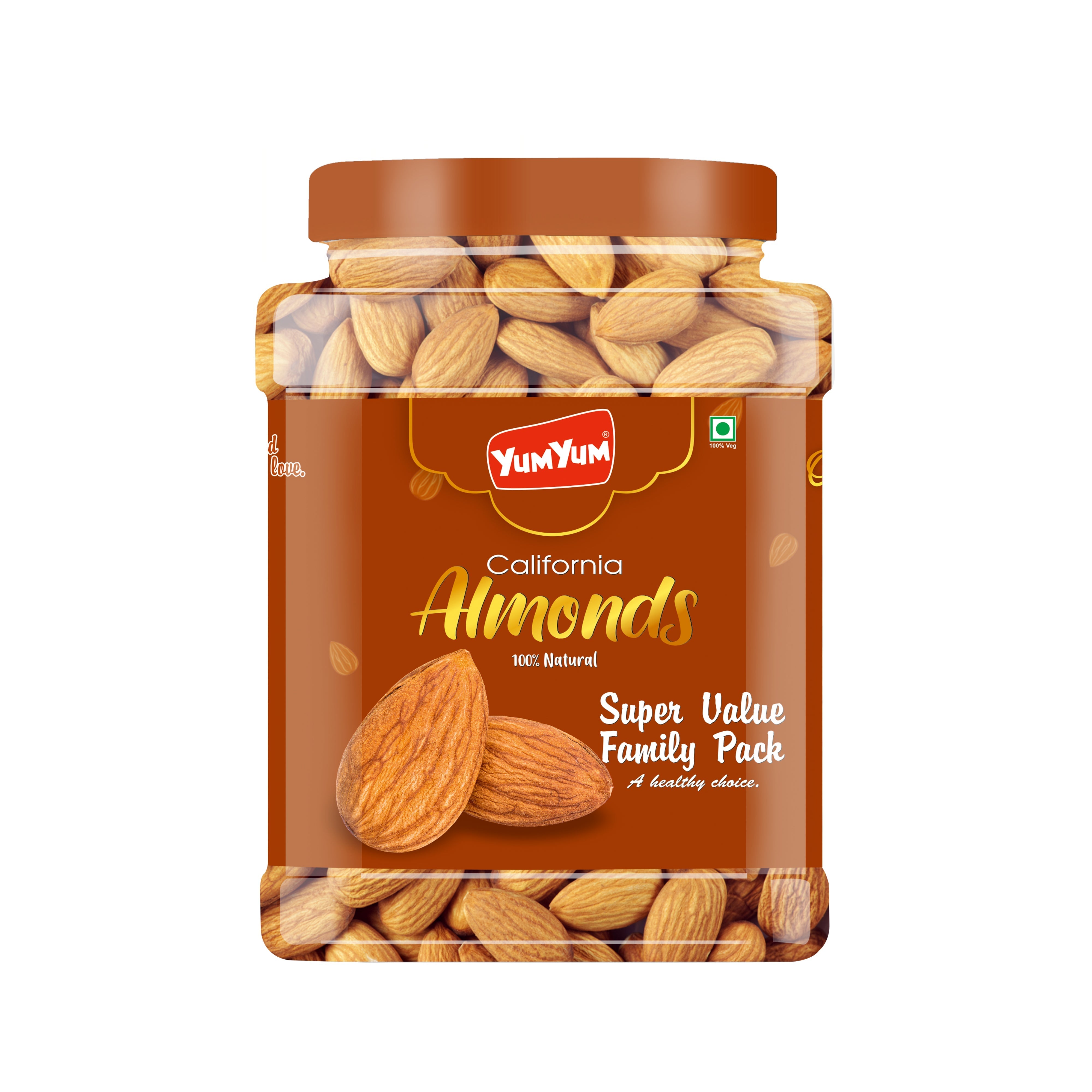 Yum Yum California Almonds Jar - Dista