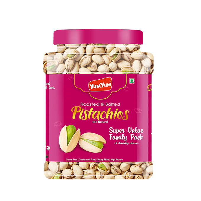 Yum Yum Roasted & Salted Pistachios Jar - Dista