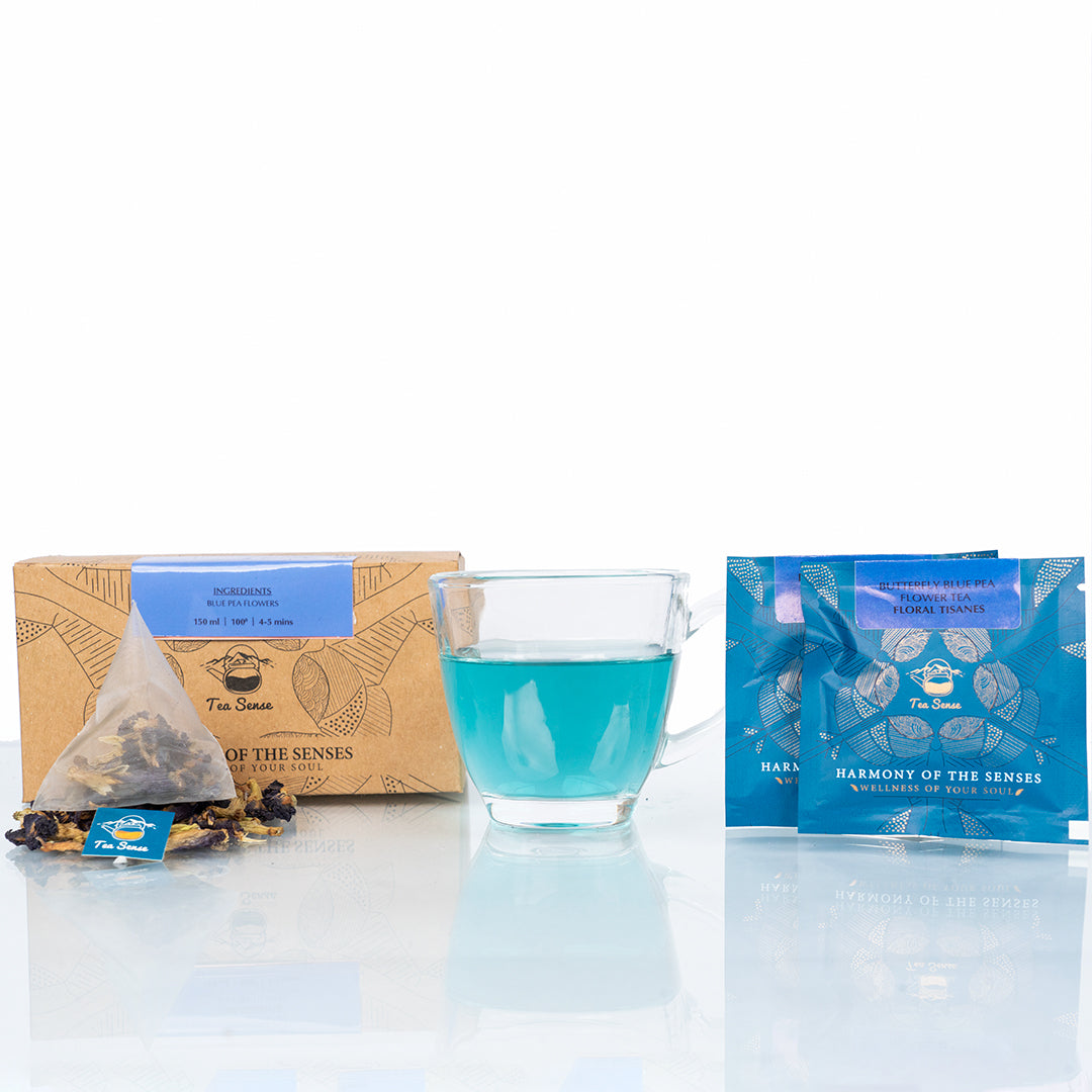 Tea Sense Butterfly Blue Pea Flower Tea Bags Box Tea Sense