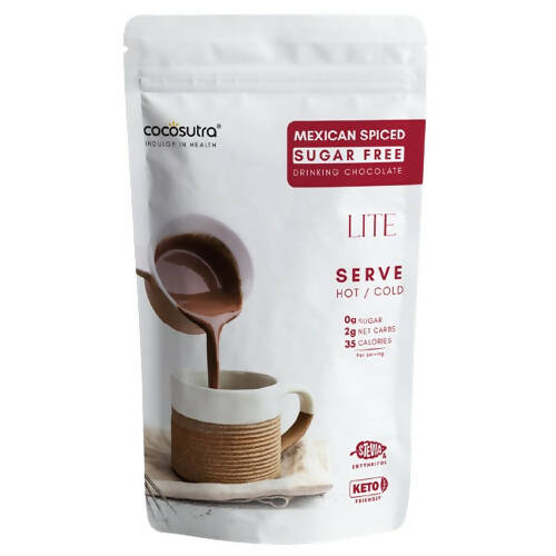 Cocosutra Lite- Sugar Free Caramel Drinking Chocolate Mix - Safuron