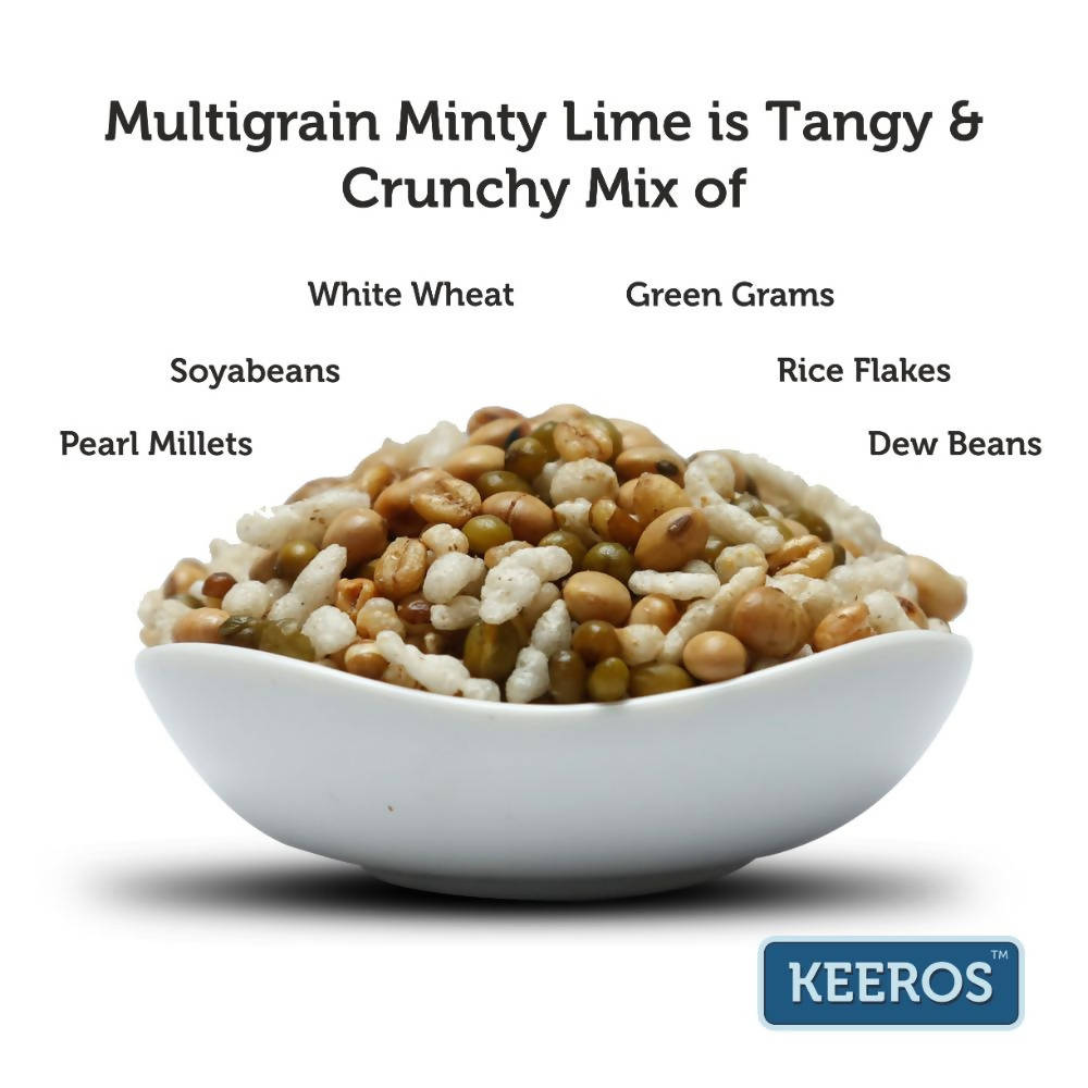 Keeros Roasted Multigrain Minty Lime Super Snacks Keeros