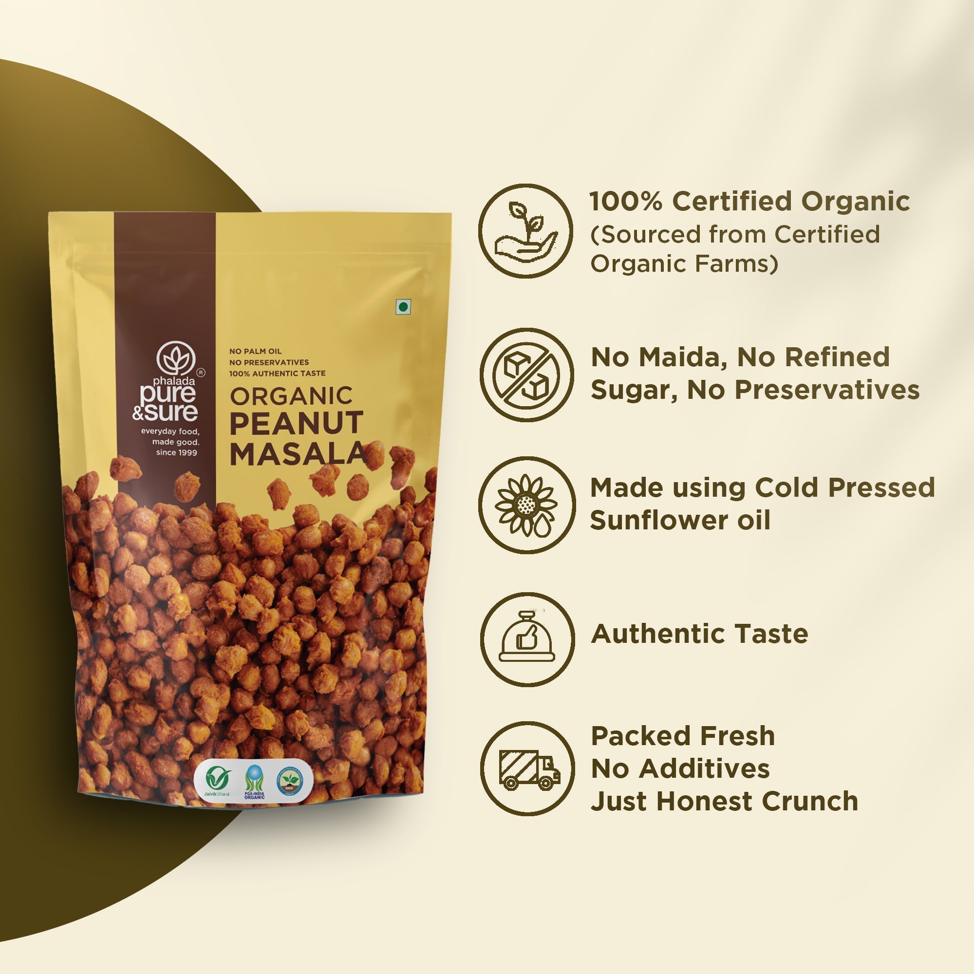 Pure & Sure Organic Peanut Masala Pure & Sure