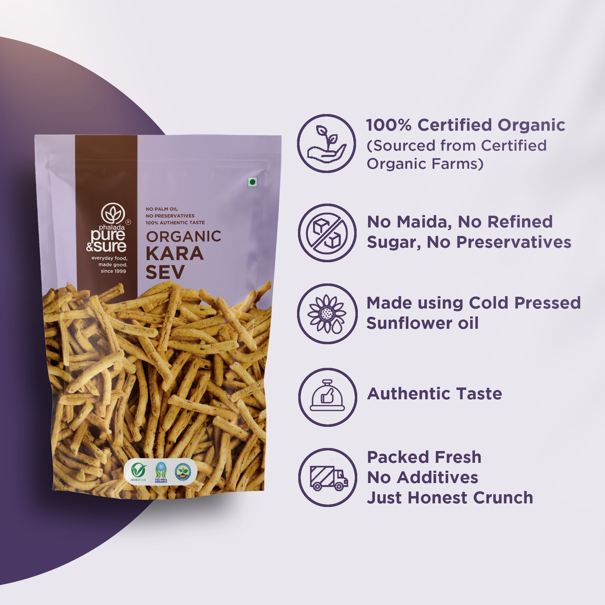 Pure & Sure Organic Kara Sev Pure & Sure