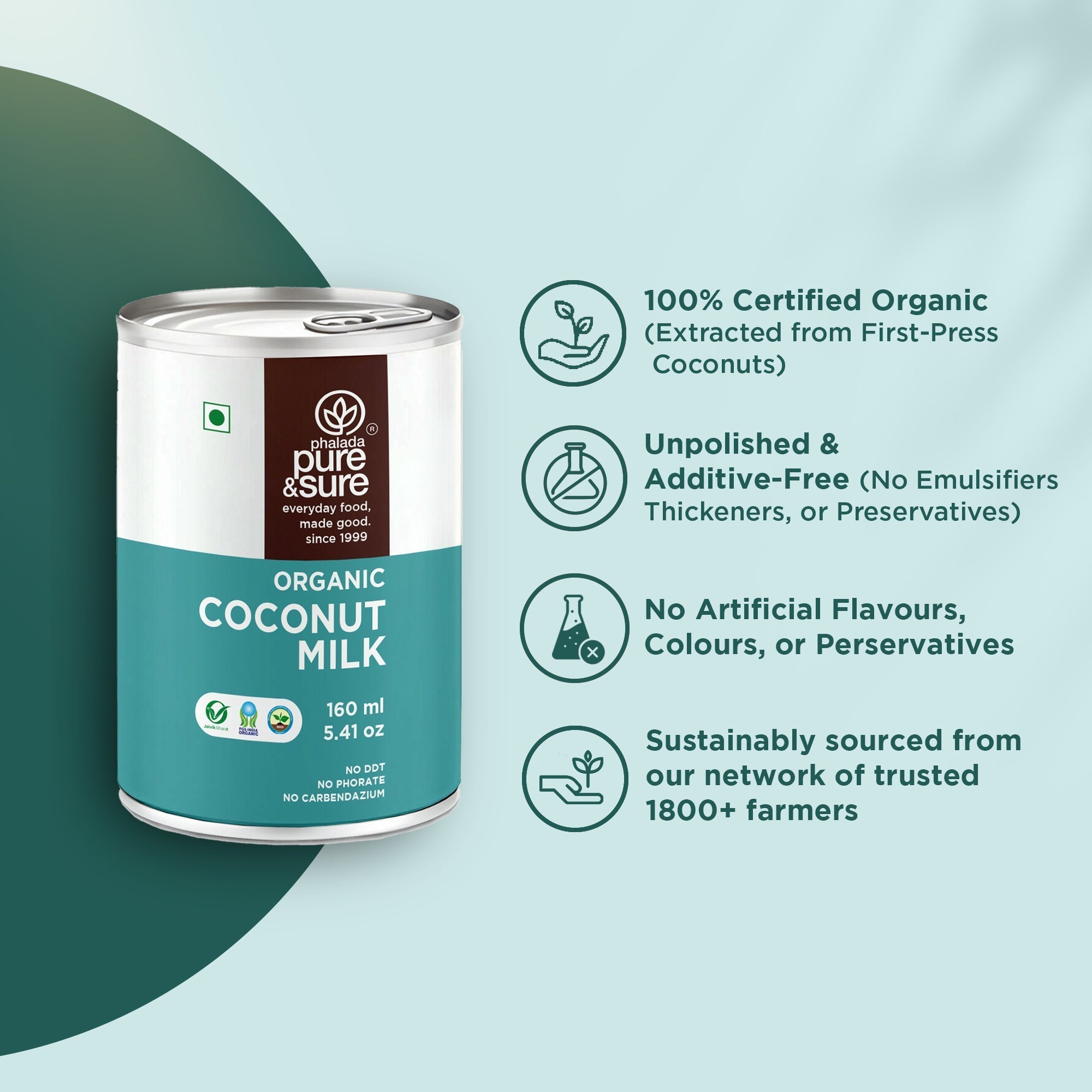 Pure & Sure Organic Coconut Milk Pure & Sure
