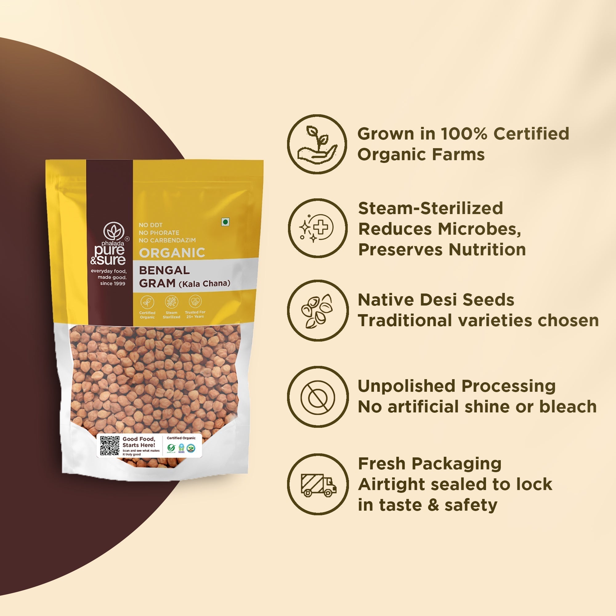 Pure & Sure Organic Bengal Gram Pure & Sure