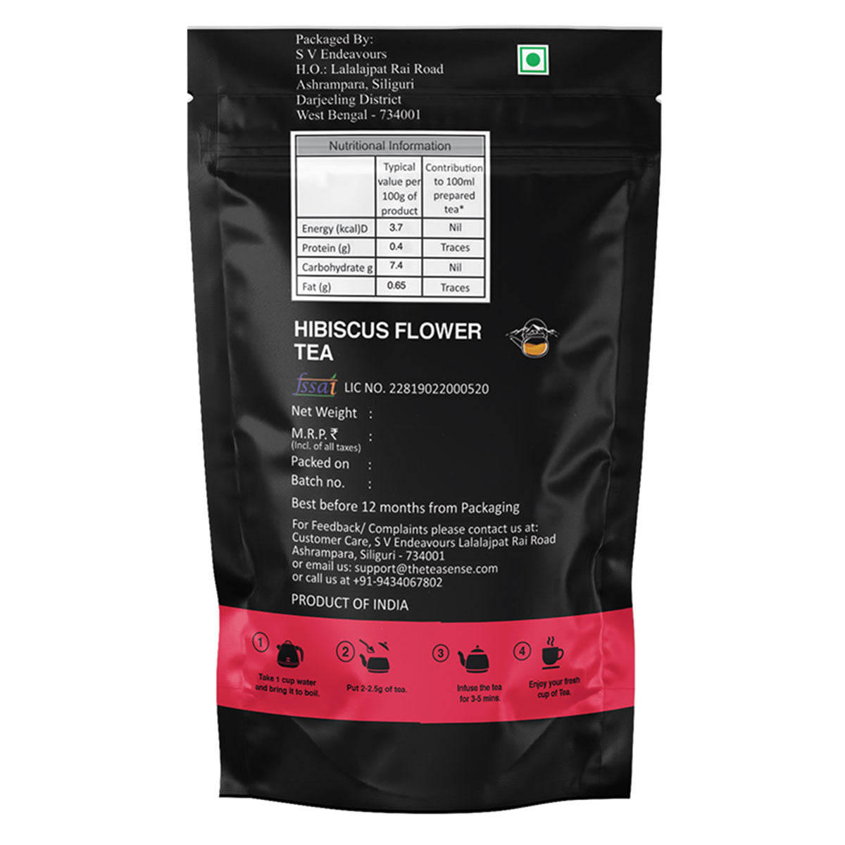 Tea Sense Hibiscus Flower Tea - Safuron