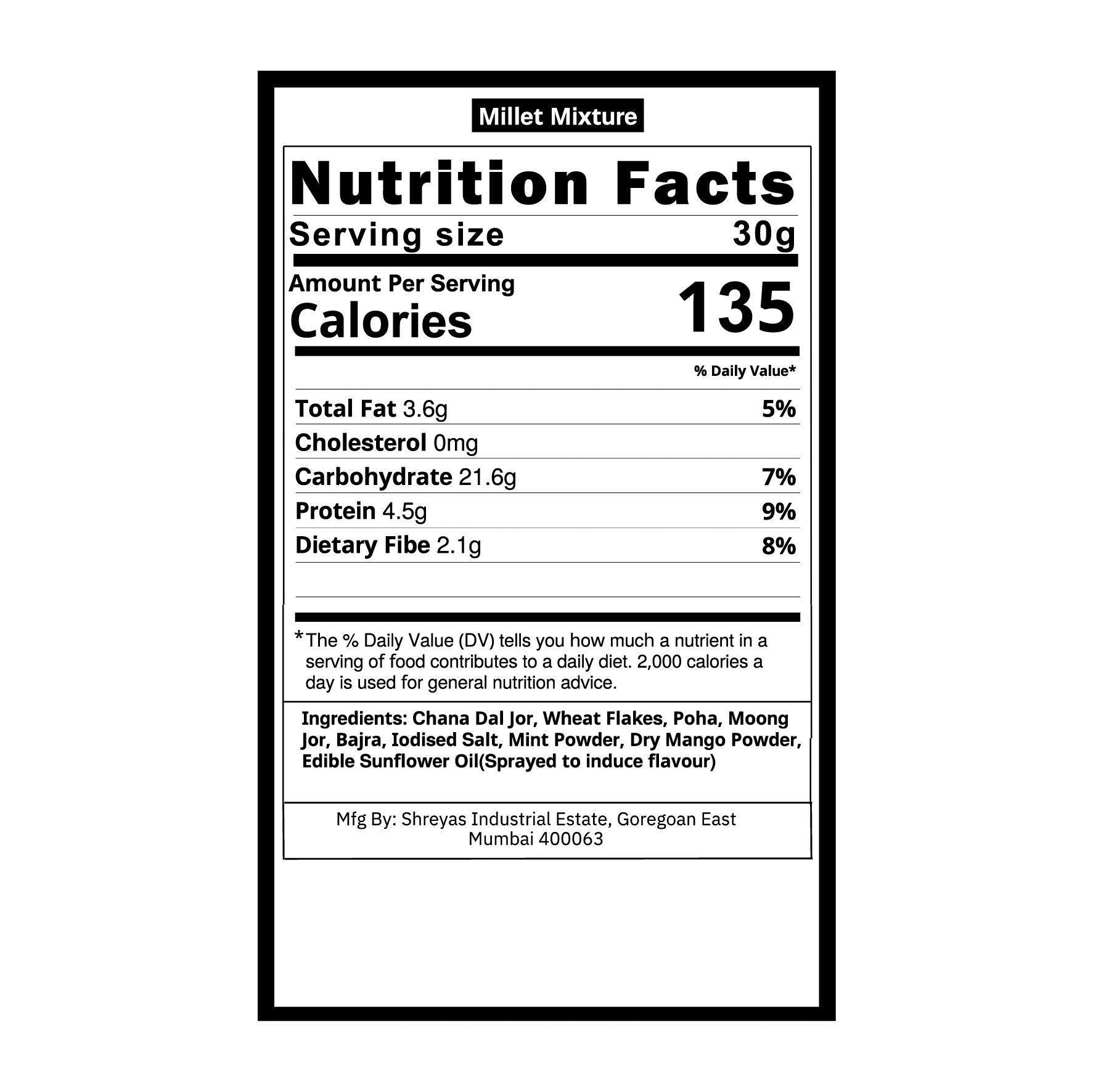 Healthy Master Millet Mix Snack Healthy Master